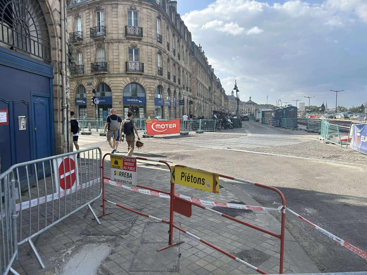 Étranglés par les travaux à Bordeaux, ces commerçants ont enfin un début d'espoir