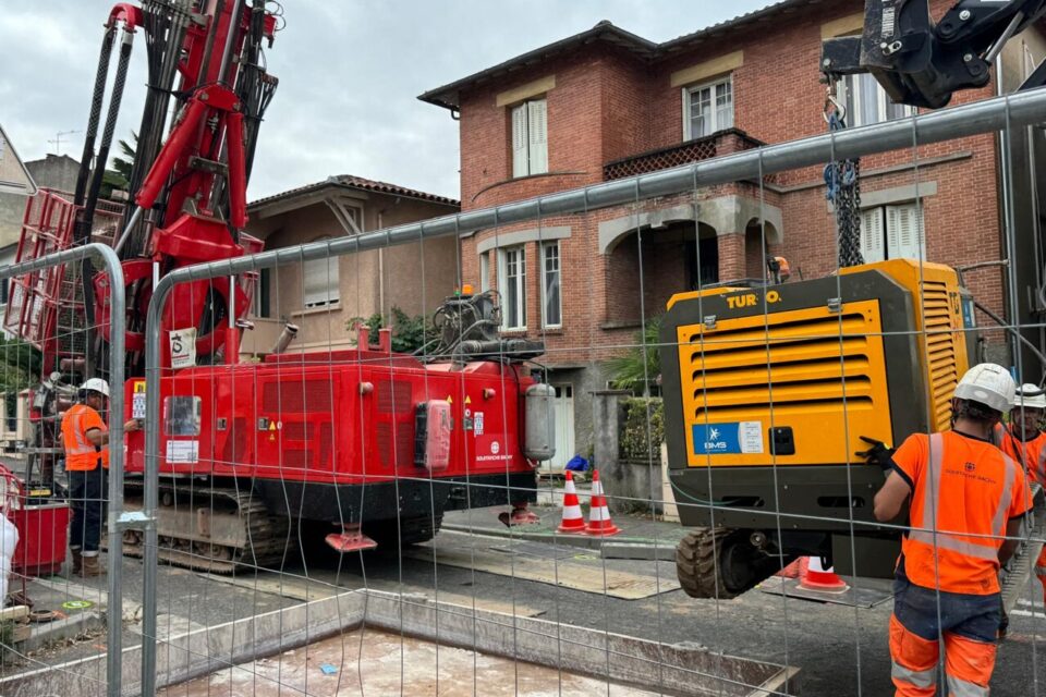 Une intervention d'envergure en raison du vide découvert. 
