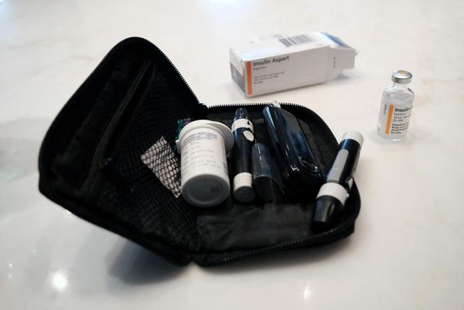 Un kit d’administration d’insuline, utilisée dans le traitement contre le diabète, à New-York, le 2 mars 2023. 