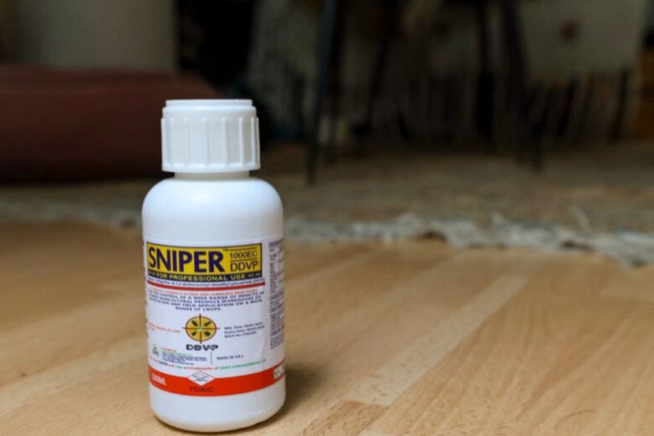 un enfant d'1 an intoxiqué par un insecticide dangereux et interdit à la vente