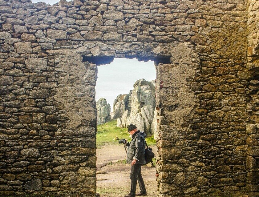 Eric Chaplain à Ouessant.