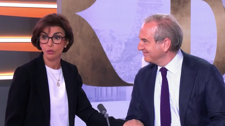 Rachida Dati interrompt Guillaume Roquette en pleine chronique, sur LCI, le 22 juillet 2025