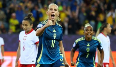 La Suède s'impose contre la Pologne et se qualifie avec l'Allemagne pour les quarts de finale de l'Euro