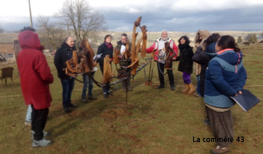 Fay-sur-Lignon : les sculptures de "Philos" à voir jusqu'au 15 août à la Traverse