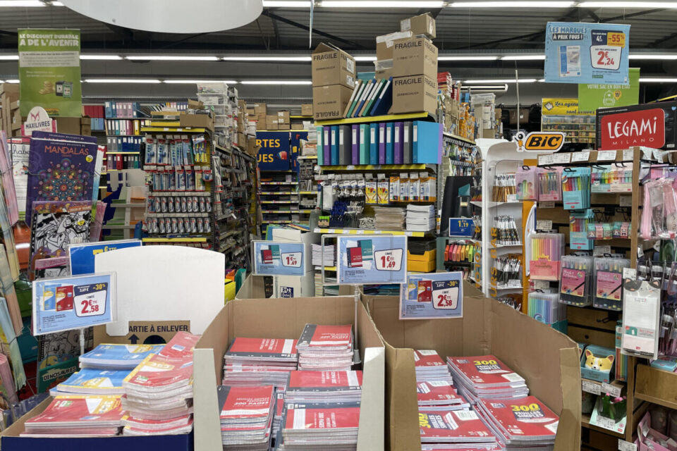 Les courses de fournitures scolaires pour la rentrée ont déjà bien commencé.