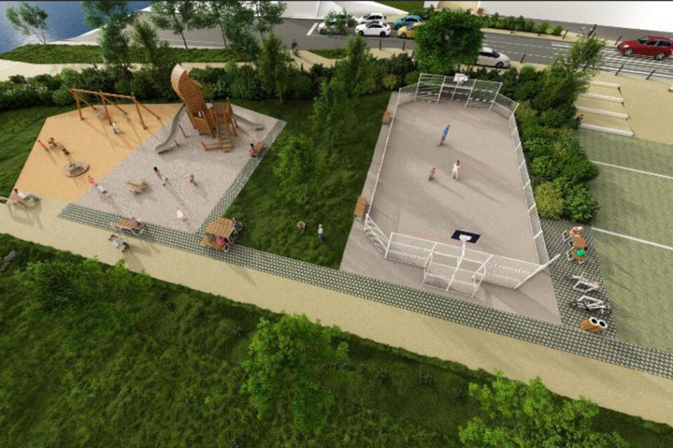 Projet parc urbain jeux la Bouille