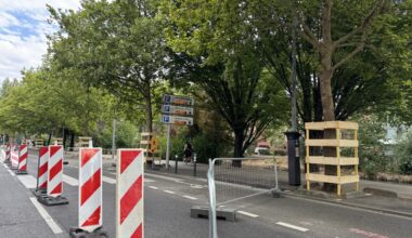 Toulouse. À peine commencés, les travaux de pérennisation de cette piste cyclable créent des bouchons