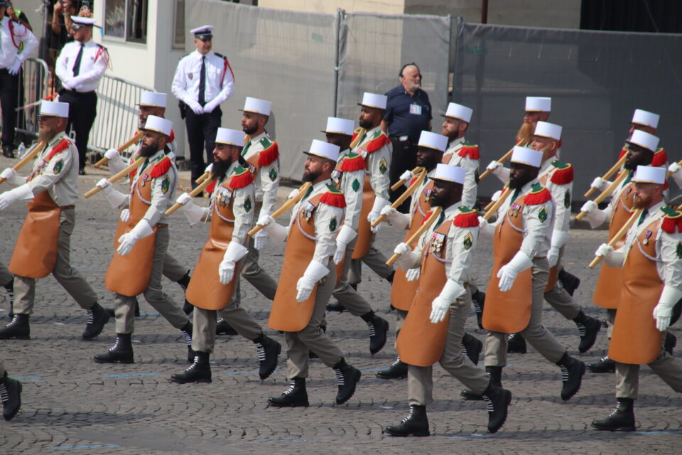 Les unités de la Légion étrangère. 