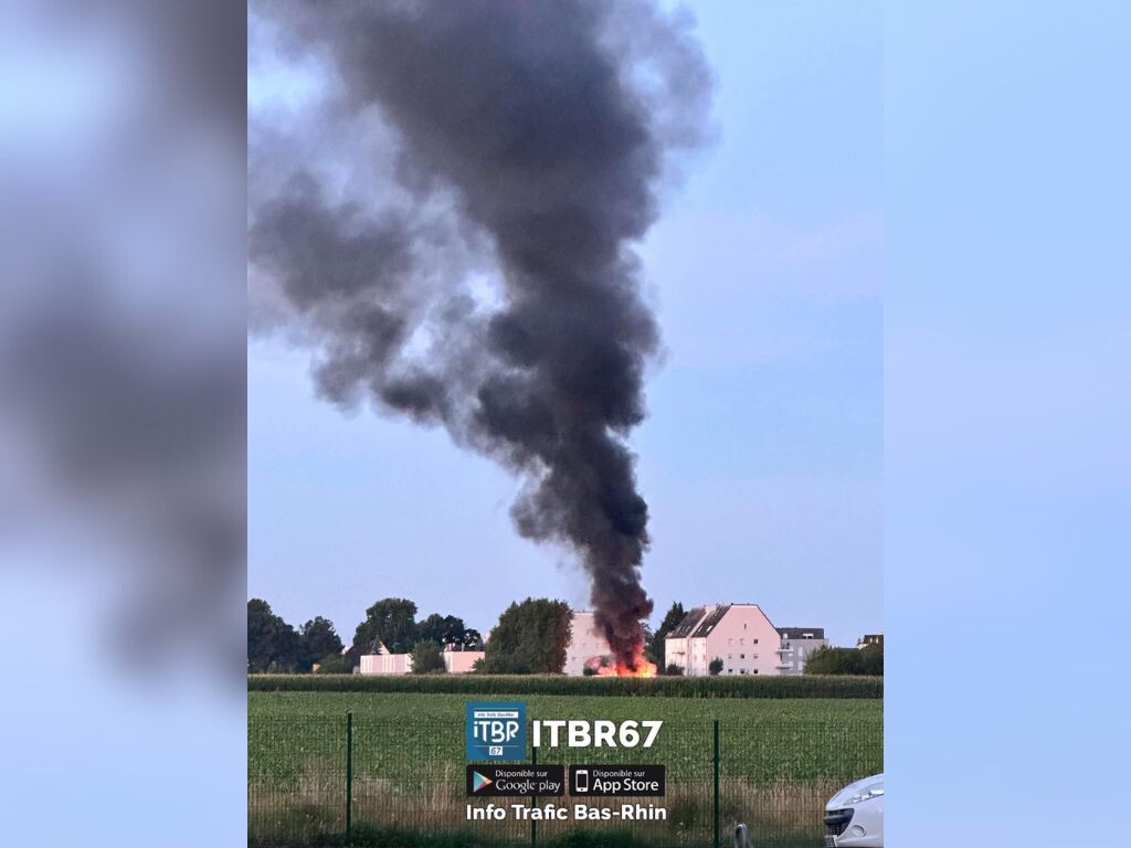 C'était quoi ce panache de fumée aperçu près de Strasbourg ce vendredi matin ?