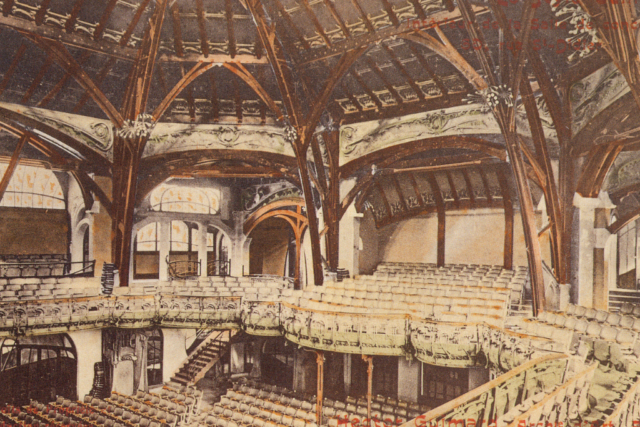 Image d’archive de la salle de concert Humbert de Romans (© Collection Cercle Guimard)
