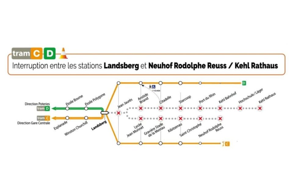 Plusieurs stations des lignes C et D ne seront pas desservies du 28 juillet au 22 août.