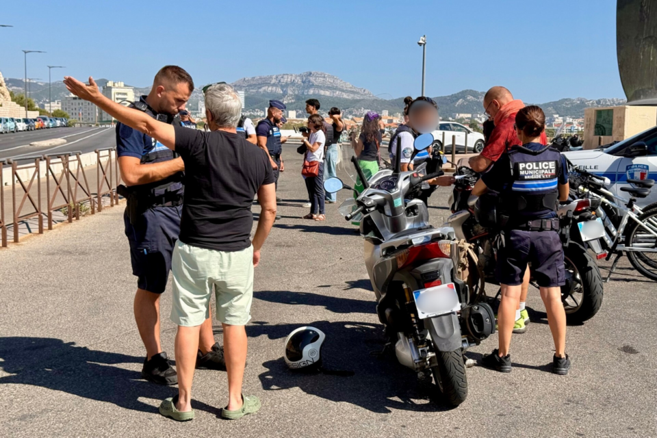 police controle marseille vitesse corniche kennedy