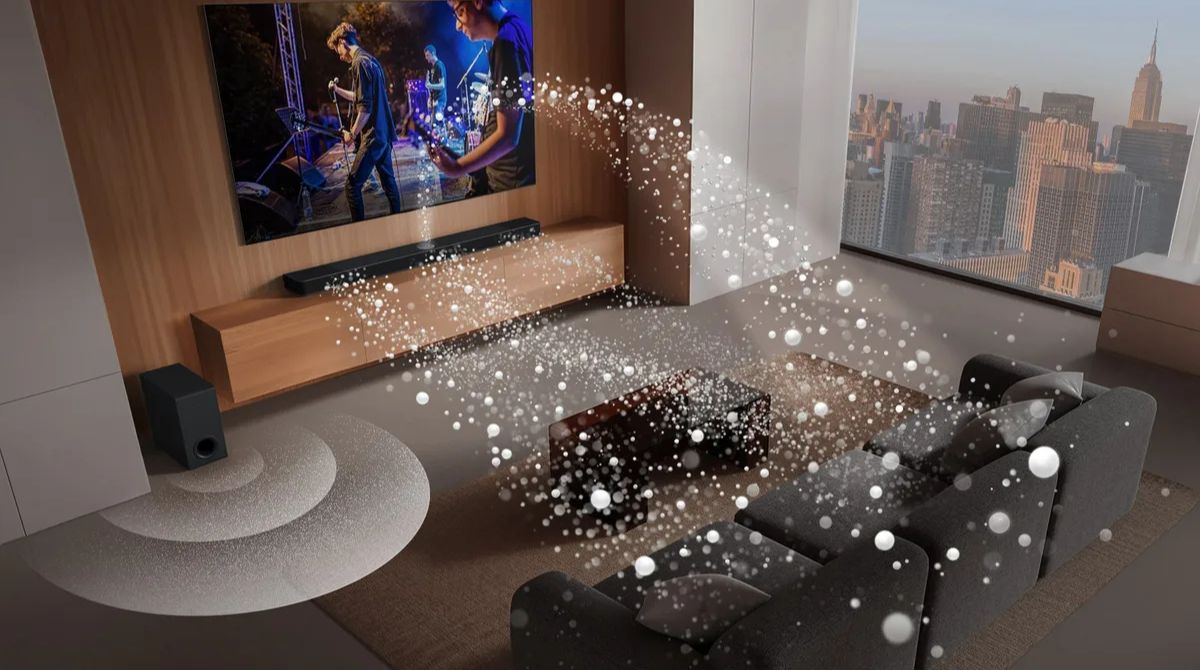 Dolby Atmos et DTS-X sur la barre de son LG S70TY