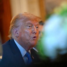 Donald Trump lors d'un dîner avec Benyamin Netanyahou à la Maison Blanche le 7 juillet 2025.
