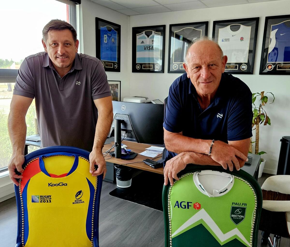 Hari et Iulian Dumitras, deux générations, deux reconversions jamais loin du rugby