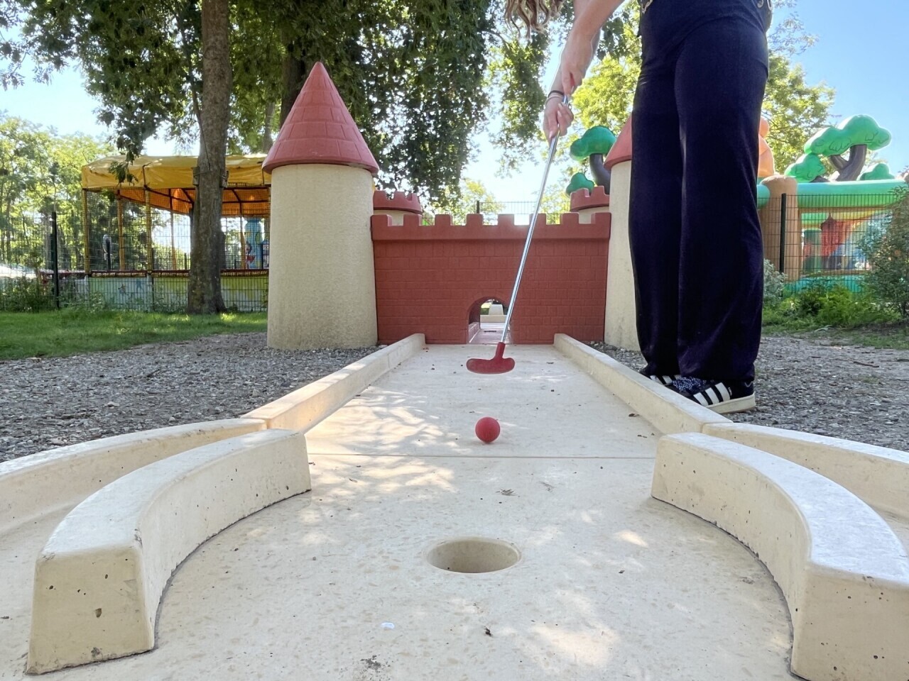 on a testé pour vous le nouveau mini-golf de l'île de loisirs