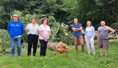 près de Rouen, orages et chutes d'arbres inquiètent toute une rue