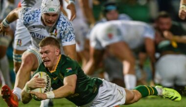 l'Afrique du Sud surclasse l'Italie et remporte le deuxième test-match