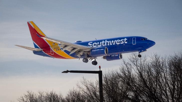 Un avion de ligne américain de la Southwest Airlines a dû faire une manoeuvre rare pour éviter une collision, suscitant la panique des passagers. (image d’illustration)