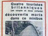 En plein cœur de l'été, l'affaire était évoquée en première page des éditions du mercredi 9 juillet 1975. Photo archives La Tribune - Le Progrès