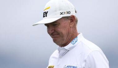 Ernie Els Photo by Mike Mulholland / GETTY IMAGES NORTH AMERICA / Getty Images via AFP
