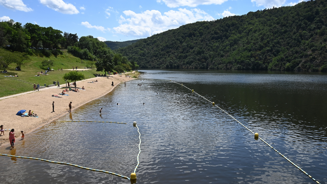 A Saint-Victor-sur-Loire, la baignade est ouverte depuis samedi