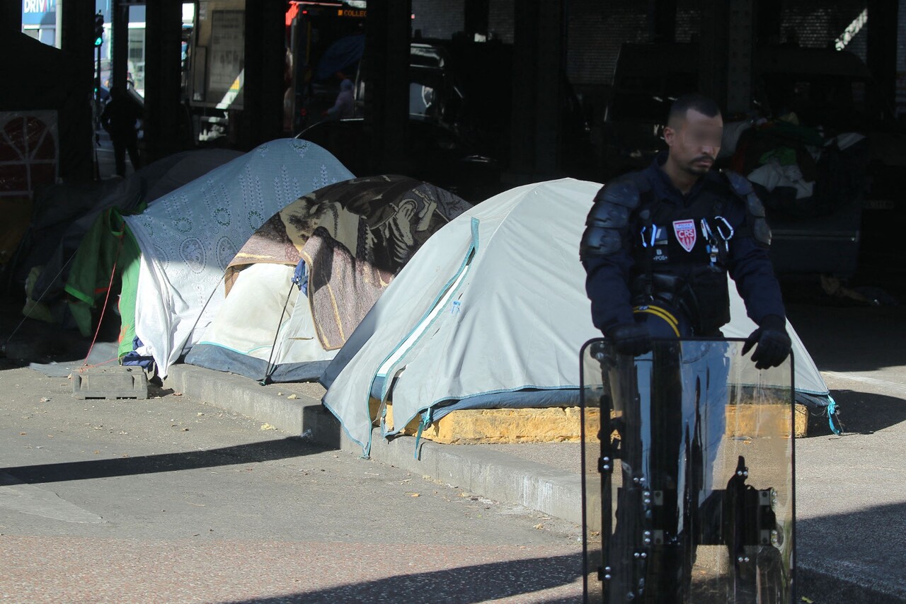 Lyon. Le "campement de la honte", l'un des plus grands de la ville, évacué par la police