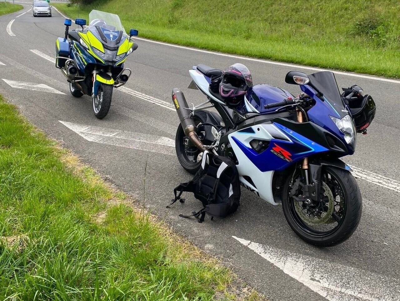 Ivre et sous cocaïne, le motard avait insulté "plus de dix minutes" un gendarme de Loire-Atlantique