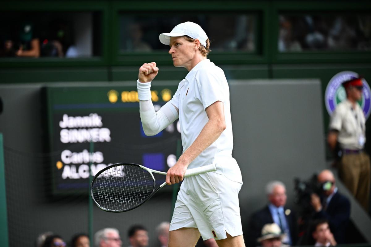 Jannik Sinner renverse Carlos Alcaraz et remporte son premier Wimbledon - L'Équipe