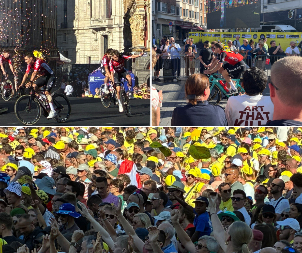 revivez en images la grande parade des coureurs dans le centre-ville