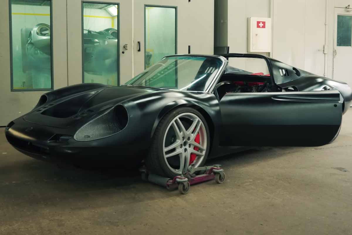 Restomod Ferrari Dino : un chef-d’œuvre avec le moteur de 328… et un autre projet extrême avec le V8 de 458 Italia !