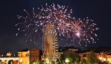 EN IMAGES. (Re)vivez le grand feu d'artifice du 14-juillet à Toulouse et les concerts très attendus