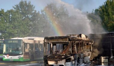 un bus détruit par le feu à un dépôt de la Semitan, "l'acte de malveillance écarté"