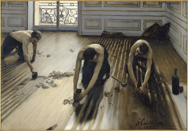 Gustave Caillebotte, « Les Raboteurs de parquet », 1875
