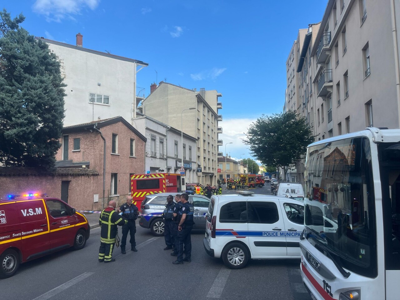 Lyon. Intervention des pompiers en cours dans ce quartier, ce qu'il se passe