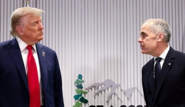 Trump et Carney.