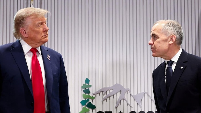 Trump et Carney.