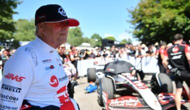 Gene Haas au volant de sa F1 à 72 ans