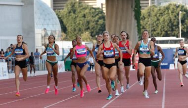 des athlètes en quête de minima au meeting international de Marseille