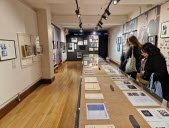 Godard et la typographie au Musée de l'imprimerie en janvier 2025. Photo Jean-Pierre Zanolo