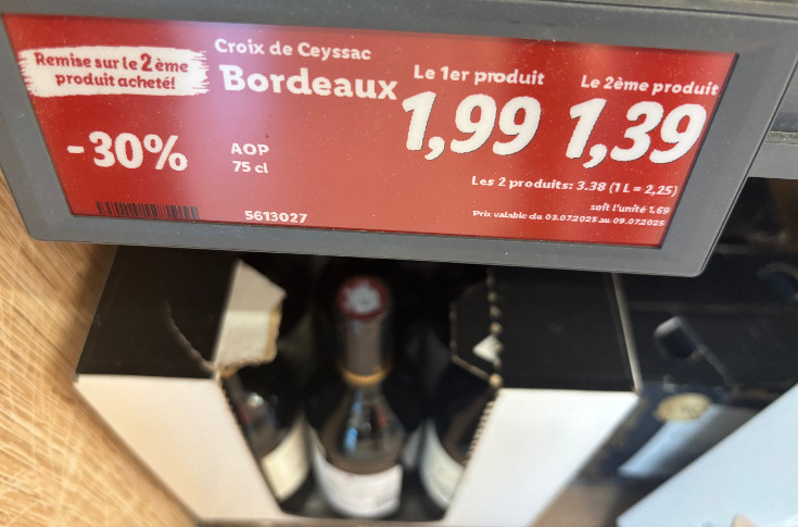 1,39 € le vin de Bordeaux : Lidl ne voit pas le problème, l
