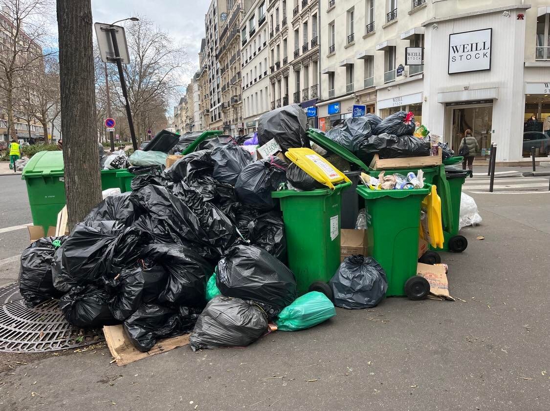 une grève perturbe la collecte des déchets