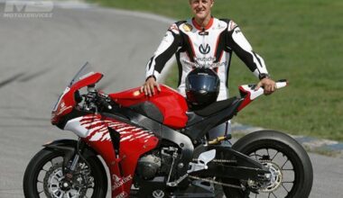 Mickael Schumacher et sa CBR de compétition IDM
