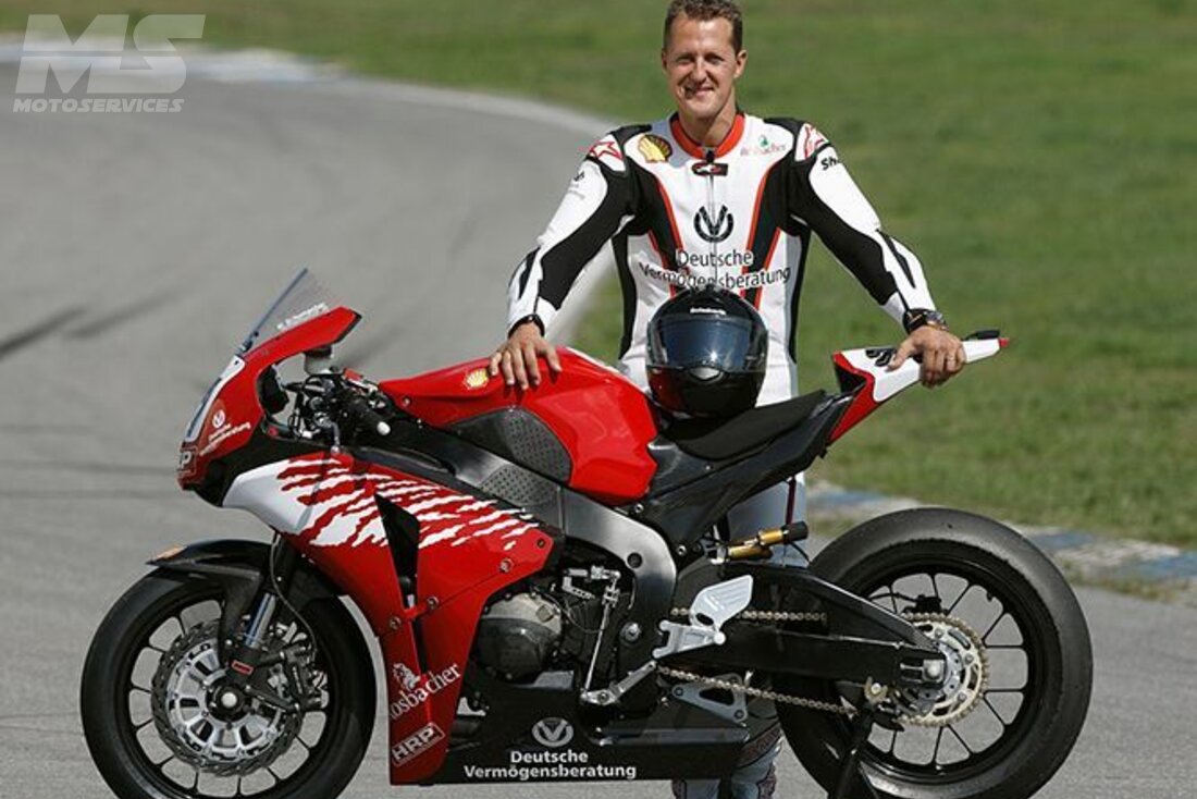 Mickael Schumacher et sa CBR de compétition IDM