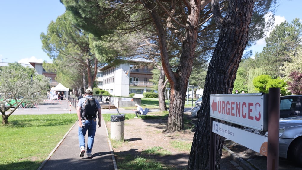 Le directeur général de l'ARS Paca Yann Bubien est en visite à Digne-les-Bains