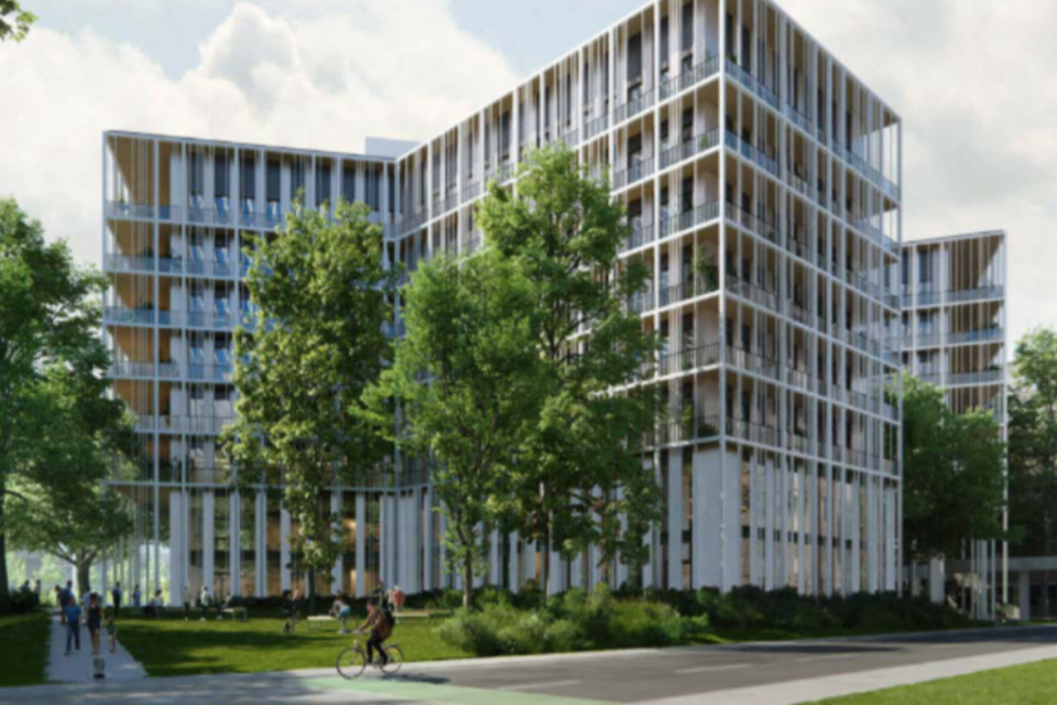 Le nouveau bâtiment de la Métropole de Grenoble.