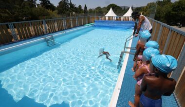 où sont les 4 piscines éphémères déployées cet été ?