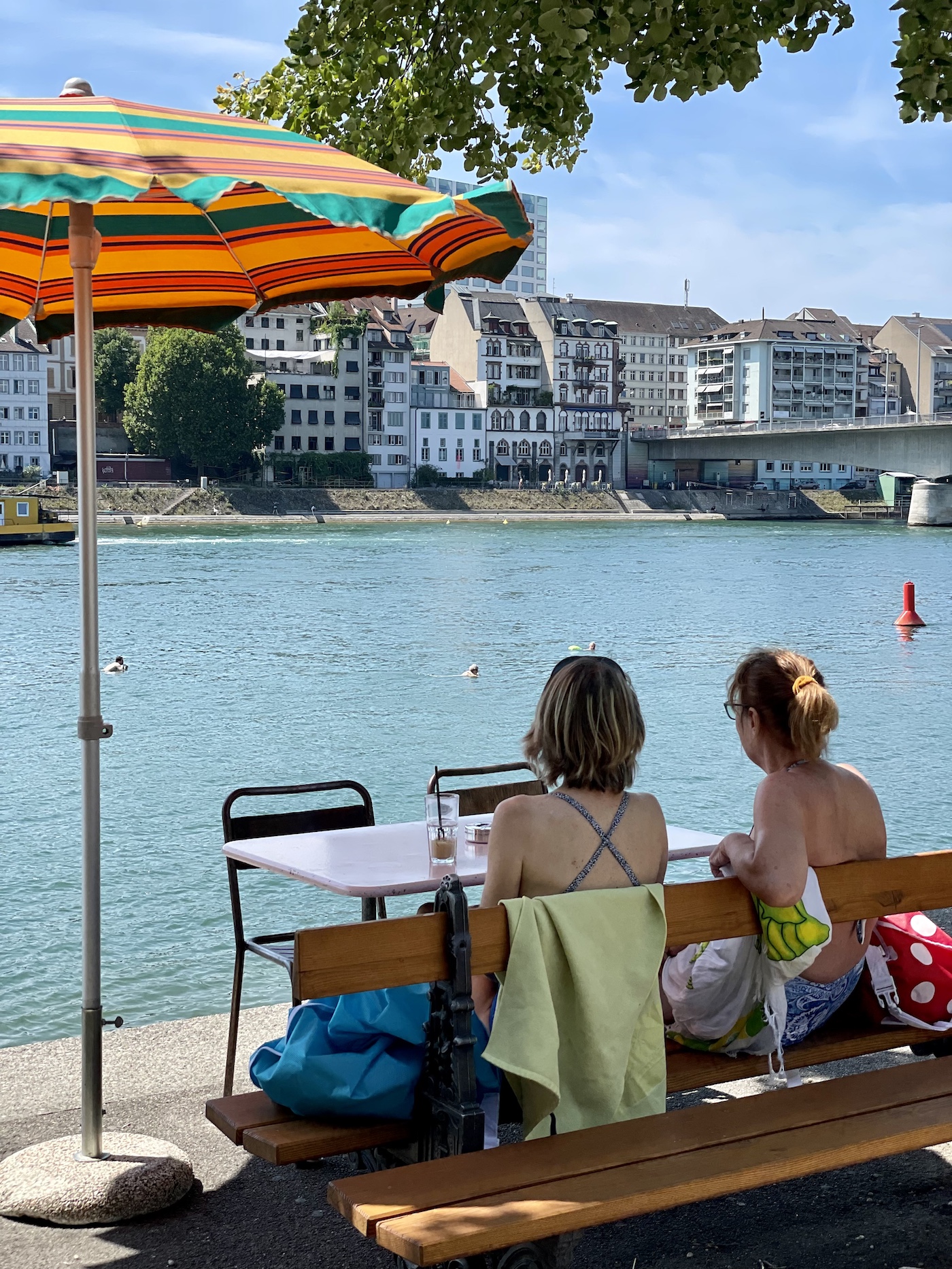 Baignade Bâle Rhin tourisme