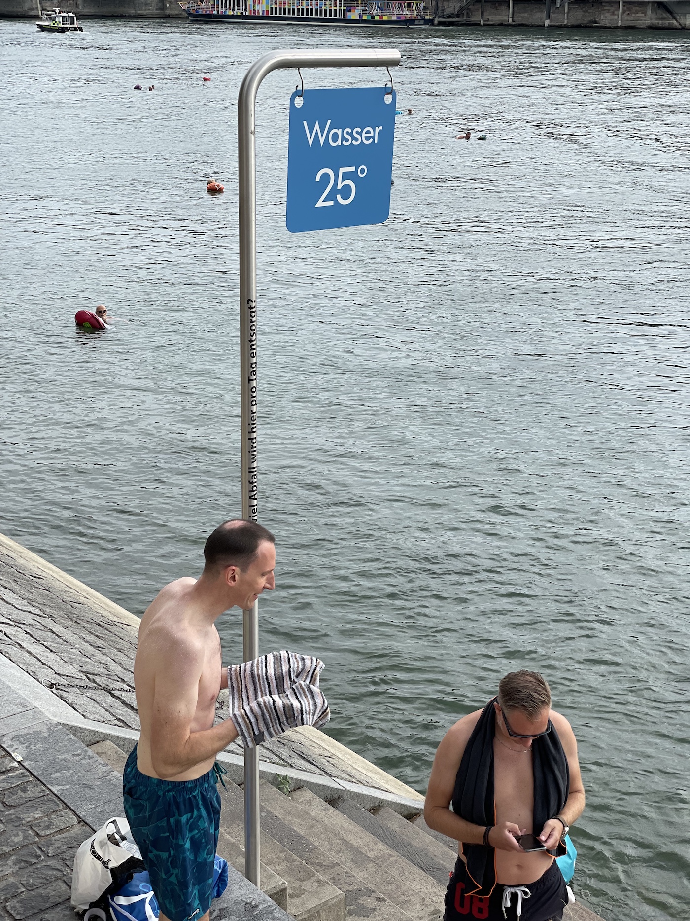 Baignade Bâle Rhin tourisme