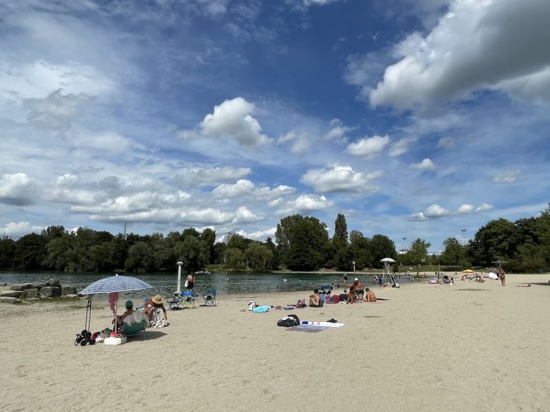 baggersee plage été